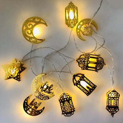 Ramadan Decoration For Diwali Festival Of Eurban Eid Mubarak String Light