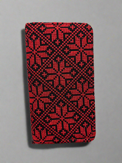 Large Palestinian Wallet – Red, Gold, Watermelon, or Kufiya