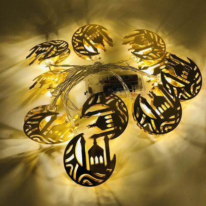 Ramadan Decoration For Diwali Festival Of Eurban Eid Mubarak String Light