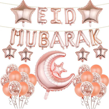 Eid Mubarak Balloons set