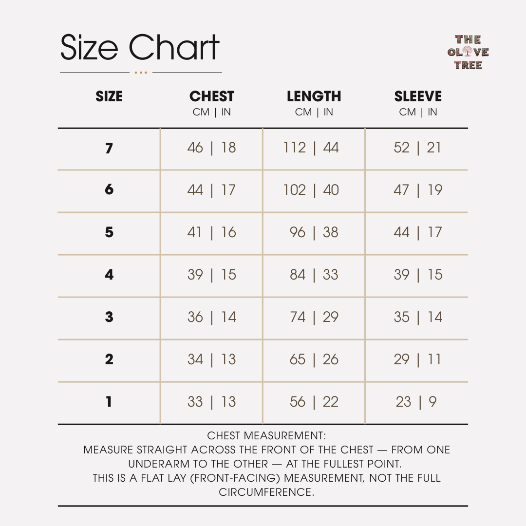 Kids Palestinian Thobe Traditional Dress | Black with Red Tatreez Embroidery – Sizes Toddler to Youth