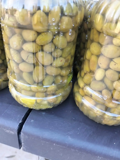 Palestinian Pickled Green Olives from Jenin
