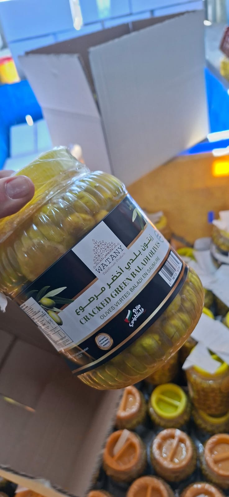 Palestinian Pickled Green Olives from Tulkarm