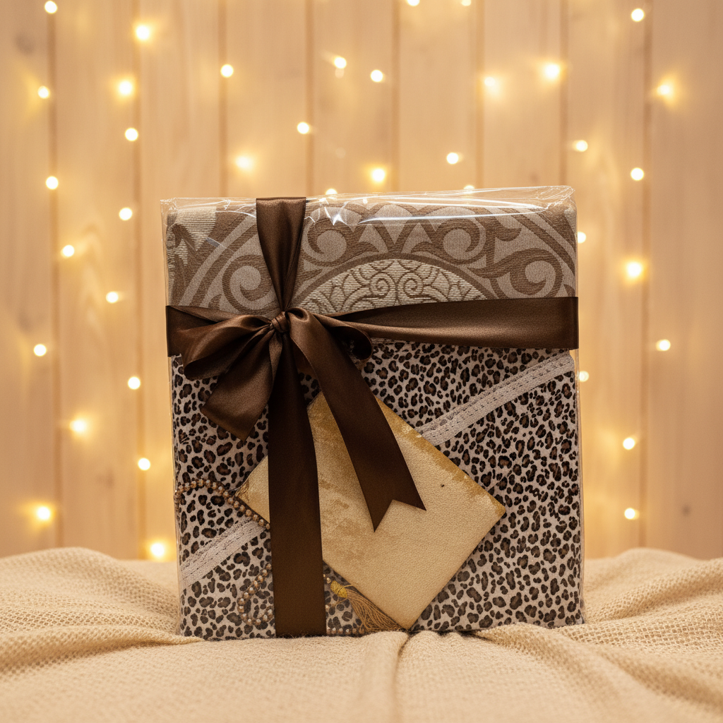 Gift Prayer Set - Salat Dress, Prayer Mat & Quran