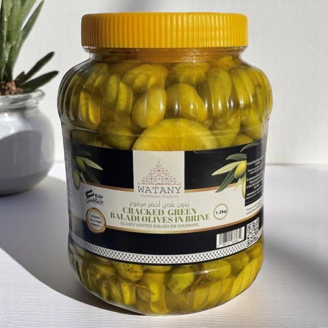 Palestinian Pickled Green Olives from Tulkarm