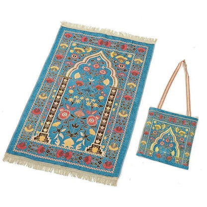 Pattern With Wrapping Blanket Middle East ArabCarpet and Tote Bag Ramadan Arabprayer mat Turkish Prayer Mat