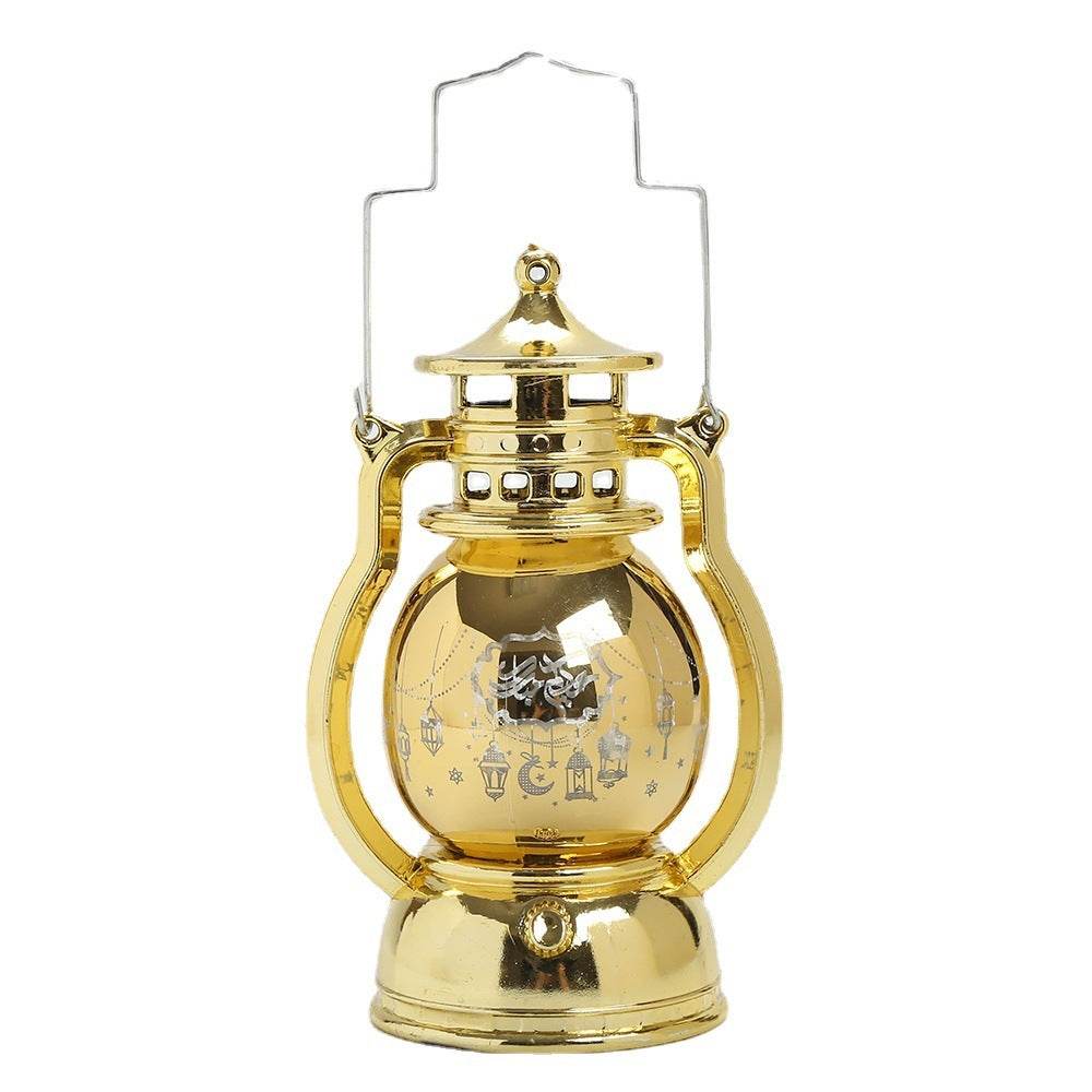 Ramadan Eid Mubarak Lantern Led Lights Party Decor Kids Gifts Middle East laser carved lantern